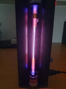 spectrum tube discharge of air
