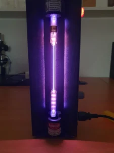 Sulphur spectrum tube