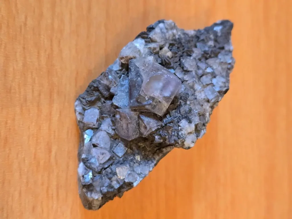 Fluorite crystal sample