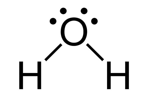 structure of the water molecule