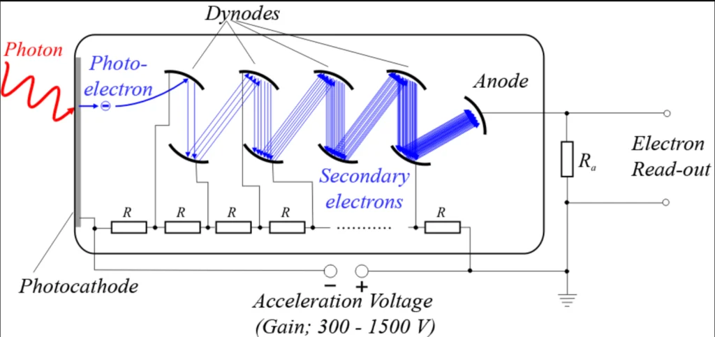 Schematic of a PMT